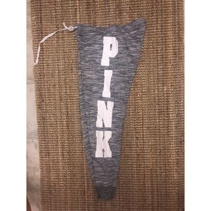 Pink Brand Heather Grey Sweatpants